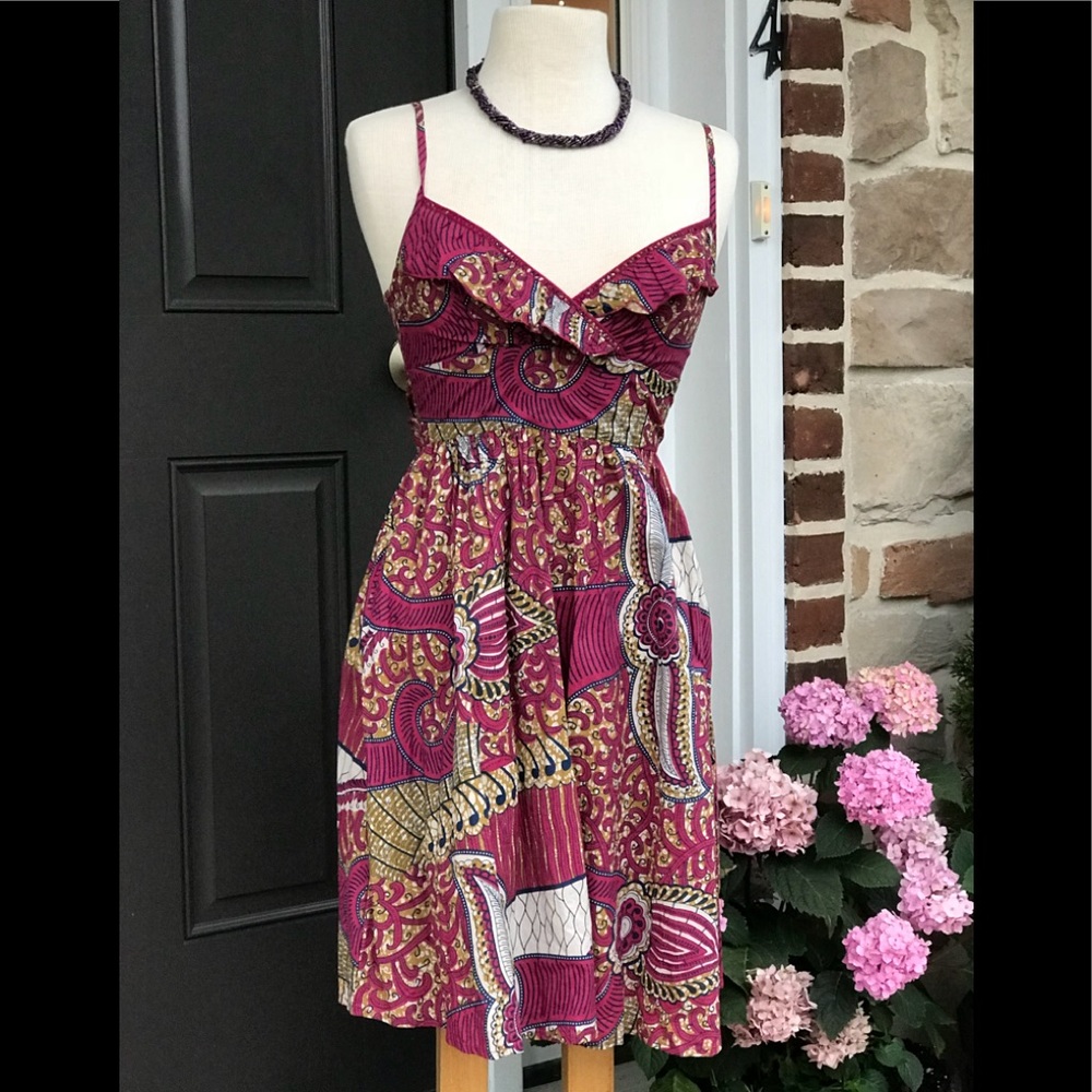 Flirty Magenta Sassy Summer Dress 🌺🏝 Small